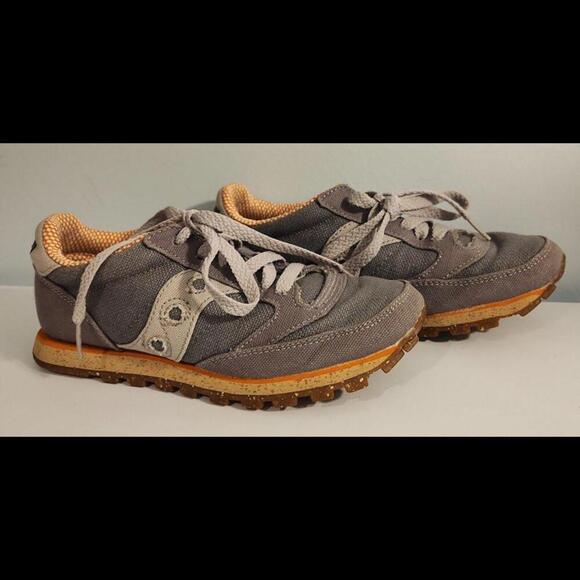 Saucony Jazz LowVegan Charcoal Orange - Picture 3 of 6